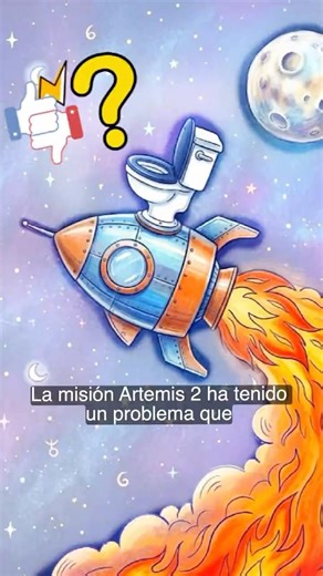 🚀🧻FALLO en RETRETE del ARTEMIS q anticipó The BIG BANG Theory #artemis #nasa #tbbt #moon @NASA