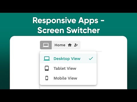 Adalo 2.0 | Using the Screen Switcher | Adalo: Build Custom Apps without Code