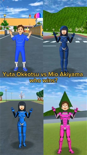 Yuta Okkotsu vs Mio Akiyama - who wins? | Sakura school simulator #sakuraschoolsimulator