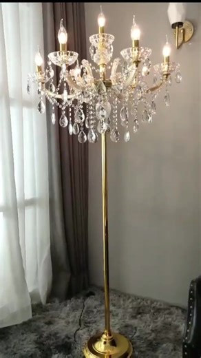 Crystal Table Lamp with LED Light Source for Bedroom Nightstand Office Desk Modern Lighting Decor