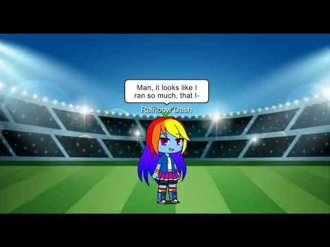 Rainbow Dash's stomach growling