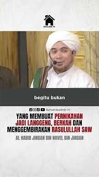 Marriage becomes long-lasting, blessed, and brings joy to the Prophet Muhammad - Habib Jindan bin...