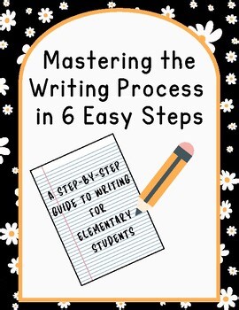The Writing Process in 6 Easy Steps (boho style posters)