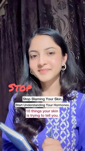 10 things your skin is trying to tell you about your hormones in description 👇🏻