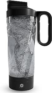 Electric Shaker Bottle, 34 oz Blender Bottles, Made with Tritan - BPA Free - USB Rechargeable Shaker Cups/Portable Mixer Cup (34oz)