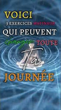 3 exercices matinaux pour booster ton cerveau 🧠🔥 #motivation #mindset #shorts