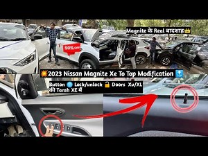 🌟 2023 Nissan Magnite Xe Lock/Unlock Button🔥 Magnite modified🔥 Magnite modification🔥 Magnite Xe