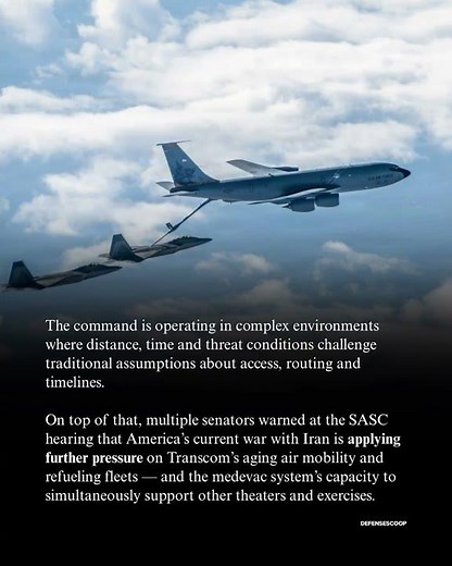 How Transcom is handling medical evacuations and planning for Operation Epic Fury