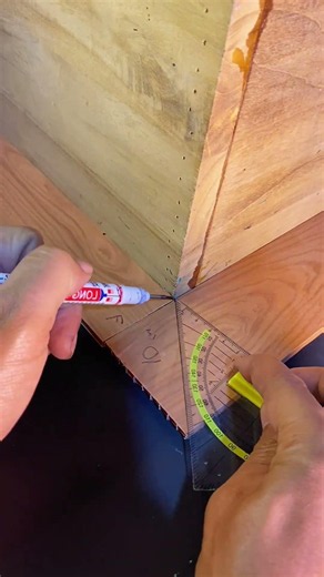 different sized right angle cutting techniques #woodworking #woodscraft #shortvideo #diy #gift