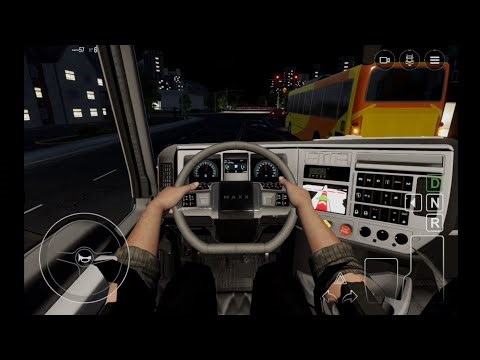 Truck Simulator Big Rigs Gameplay | Realistic Night Offroad Driving