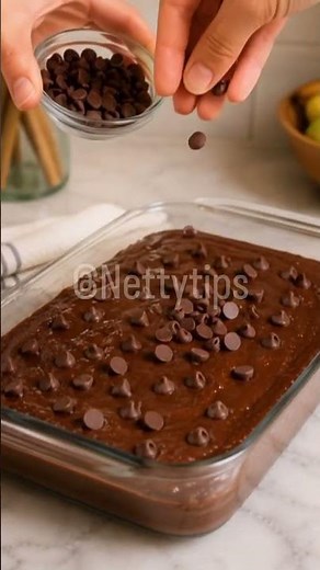 🍫 CHOCOLATE BANANA BROWNIE | Flourless and Easy to Make 😍