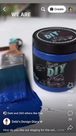 Look at this fun little sneak peak from Debi's Design Diary! | DIY Paint by Debi's Design Diary