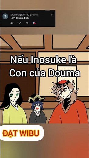 Nếu Inosuke là con nuôi của Douma | Thanh Gươm Diệt Quỷ
