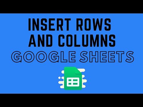 Easiest Way to Insert Multiple Rows and Columns in Google Sheets