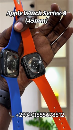 #creatorsearchinsights Descriptions:Apple watch series-8(45mm) GPS Conditions:Fairly used from the UK 🇬🇧 Price:2,600 Location:Circle-Odo Rise 📍Walk-ins & Nationwide delivery 🚚 Contacts:For purchases and enquiries,kindly call/text us on - 0555 678 512 #applewatchhub #series8 #series #gadget