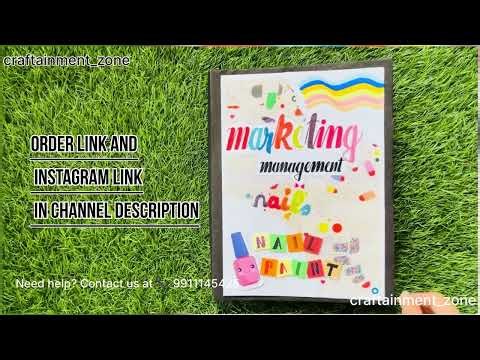 Marketing Management on Nail Paint | business studies | BST file | CBSE class12 | CBSE project