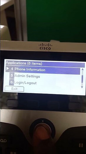Check Full Information on a Cisco IP Phone CP-78211