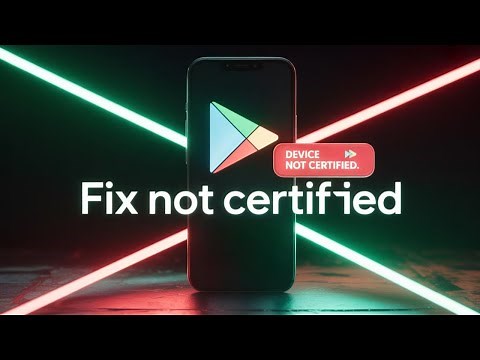 How to Fix 'Device Not Certified by Google' Error on Android (Play Store Fix)