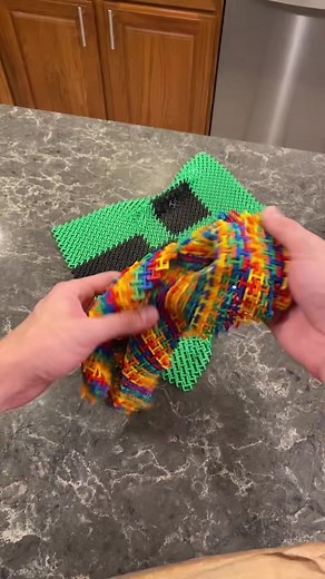 I have to give the people what they want.. Ive given you different sizes of #chainmail, bracelets, keychains, and even earrings! But giving you the 4XL rainbow #chainmail ? That was a tall task. But here you go - its for sale! But theyll be available in limited quantities. One will only be up for sale every couple days! So if you see one you love, get it! I may never offer it again. If you don’t see one you like, COMMENT which one you want me to make! Please be aware the giant rainbow is not per