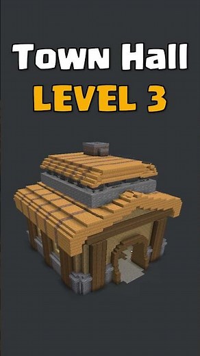 Minecraft Clash of Clans Town Hall Build