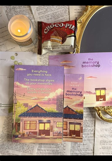 POV: a bookshop that keeps your memories exists… ✨ unboxing this dream PR box - soft skies, quiet streets and forgotten stories… every memory lives somewhere 🤍 gifted by @HarperCollinsUK - The Memory Bookshop by Song Yu-Jeong! qoft: would you step inside? #thememorybookshop #readersoftiktok #cosyreads #newbookrecs #booktokuk
