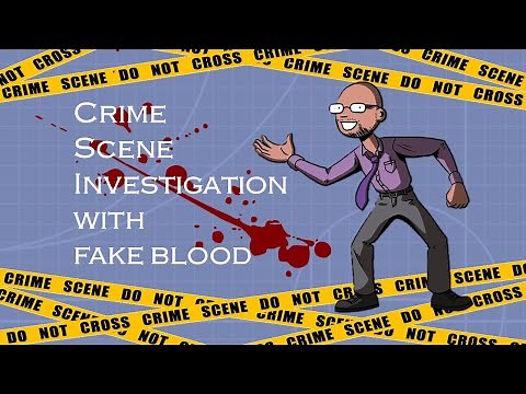 Crime Scene Investigation: Halloween STEM education activity for kids / pupils / adults / teachers