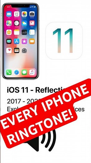 EVERY iPhone Default Ringtone! (2007-2025) #apple #smartphone #technology #ringtone #music