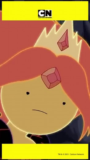 そうだ、二人とも国のトップだった。 #カートゥーンネットワーク #アドベンチャータイム #アドベンチャー・タイム #海外アニメ #カートゥーン #プリンセスバブルガム #フレイムプリンセス #国のトップたち