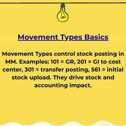 #shorts | SAP MM | Movement Types Basics