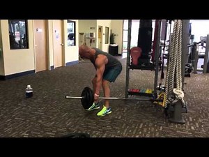 Single Arm Barbell Row and Landmine Row Superset