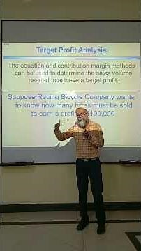 Target Profit Analysis