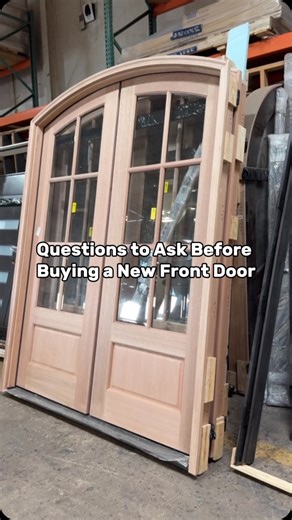 Buying a New Door? Ask These Questions First!☝️ Not all doors are created equal, make sure you’re getting the best one for your home. ✅ Material – Wood is classic, fiberglass is durable & energy-efficient. ✅ Insulation – A low U-factor means better comfort & savings. ✅ Security – Strong hardware & solid construction matter. ✅ Style – Bold for a statement, classic for timeless curb appeal. Find your perfect door at Knockety.com – affordable, USA-made, and built to last. #Knockety #DesignerDoors #