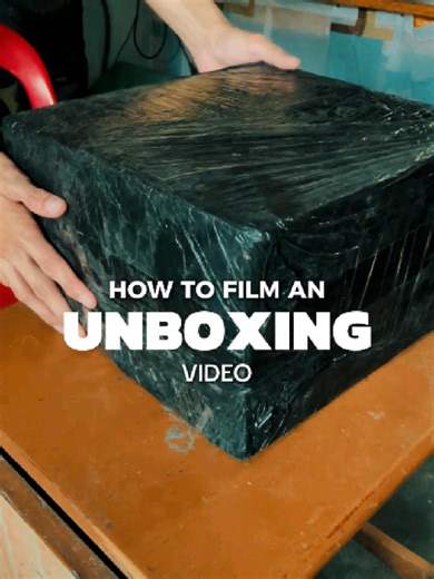 How to film an unboxing video #unboxing #unboxingvideo #creatorsearchinsights