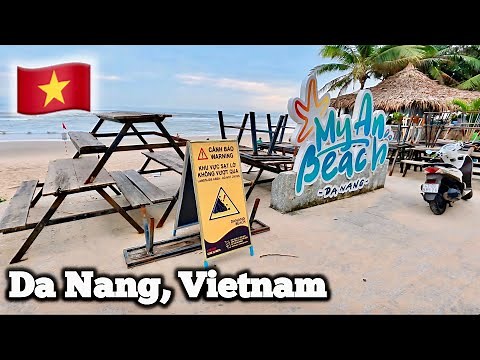 Post-Typhoon Walk in Da Nang 🇻🇳 | My Khe Beach Clean-Up & Weather Update