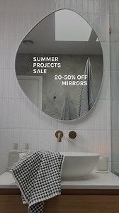 Time for a bathroom refresh? Transform your space with 20-50% off our luxurious Mirrors, available in a range of shapes, sizes and finishes to suit any space. Whether you're renovating or refreshing for Summer, there’s never been a better time to transform your space. ✨ Why Choose Future Glass? 🦘 Designed in Australia 🏡 Trusted in 50,000 Australian homes 🌟 Thousands of 5-star reviews 🚀 Next Day Dispatch or Click & Collect 💸 Money Back Guarantee | Future Glass Australia