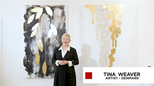 Tina Weaver from Denmark presents her paintings during the 20th edition of VENICE INTERNATIONAL ART FAIR 2024, which took place in Venice at Palazzo Albrizzi-Capello from December 05 until December 20, 2024. The essence of Tina Weaver’s paintings lies in her belief that “everything is connected”. She firmly trusts that everything happens for a reason—a philosophy that also applies when she takes up her paintbrush. For Tina, however, the most important aspects of life are light and love, values s