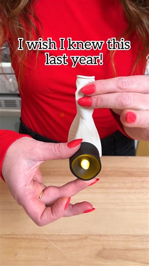 Easy DIY Halloween Decor! How to make fun, light up, floating balloon ghosts! #Halloween #ghost #spookyseason This original video was produced by Network Media, LLC and Jeff & Lauren Productions. | Home Hacks & Easy Snacks