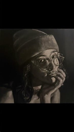 Oil painting Portrait of my beautiful girlfriend #fyp #oilpainting#portrait#art#artist#beautiful