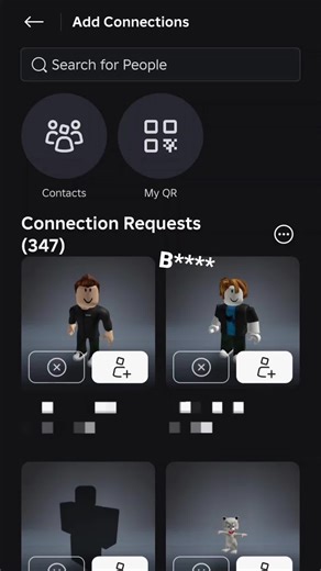 i have never cleared my friendslist since i had gotten my new account #roblox #friends #connection #i #m