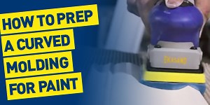 Sanding Tutorial: How to Prep a Curved Molding for Paint