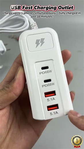 ⚡ Καλώδιο επέκτασης USB και προστασία από | Έξυπνος διανομέας 4 θυρών με γρήγορη φόρτιση 30 λεπτών