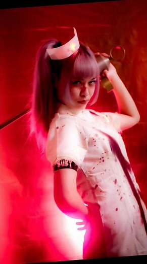 🩸 From Cute Nurse to Nightmare Machine 👁️💉 | Horror Cosplay Build