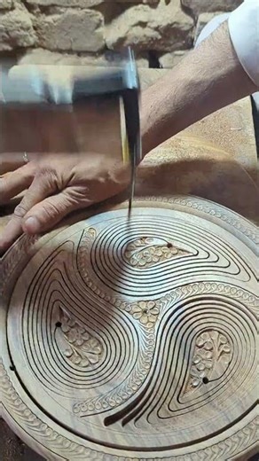 Cutting a Wooden Collapsible Basket With a Jigsaw #shorts