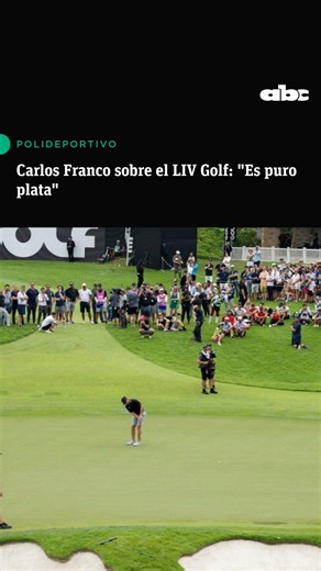 ABC Deportes on Instagram: "#Polideportivo | El golfista Carlos Franco opinó sobre el LIV Golf, el nuevo circuito de golf profesional fundado con el patrocinio del Fondo de Inversión Pública de Arabia Saudita que rivaliza con el PGA Tour (Estados Unidos) y el DP World Tour (Europa), ofreciendo mejores premios económicos que los demás circuitos. 📲 abc.com.py/deportes #CarlosFranco #Deportes #Golf #LIVGolf #Paraguay"