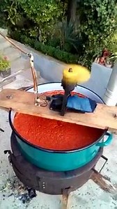 Would you buy this homemade ajvar mixer? 😂 Credits go to Dimce Dimovski. | Macedonian Cuisine