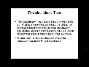 040 தெரெட்டெட் பைனரி மரம் | தமிழில் | Threaded Binary tree | in Tamil | தரவுக் கட்டமைப்பு