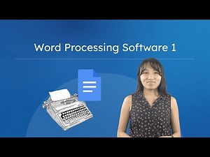 Word Processing Software 1 - Computer Skills for Kids and Teens!