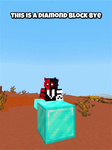 This Is A Diamond Block... #minecraft #java #shorts #bedrockedition