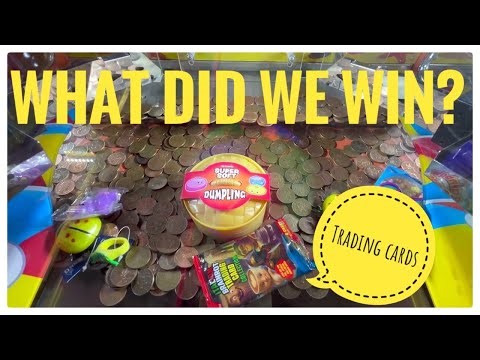 Winning Arcade Prizes on this 2p Coin Pusher at Olympia Arcade Cleveleys