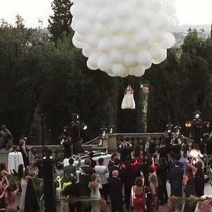 826K views · 4.4K reactions | This bride just gave a whole new meaning to “floating on cloud nine!”  Via Chirine Travels | BRIDES | Facebook